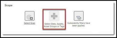 Nexpose Vuln Report - Select Sites Assets Asset Groups or Tags